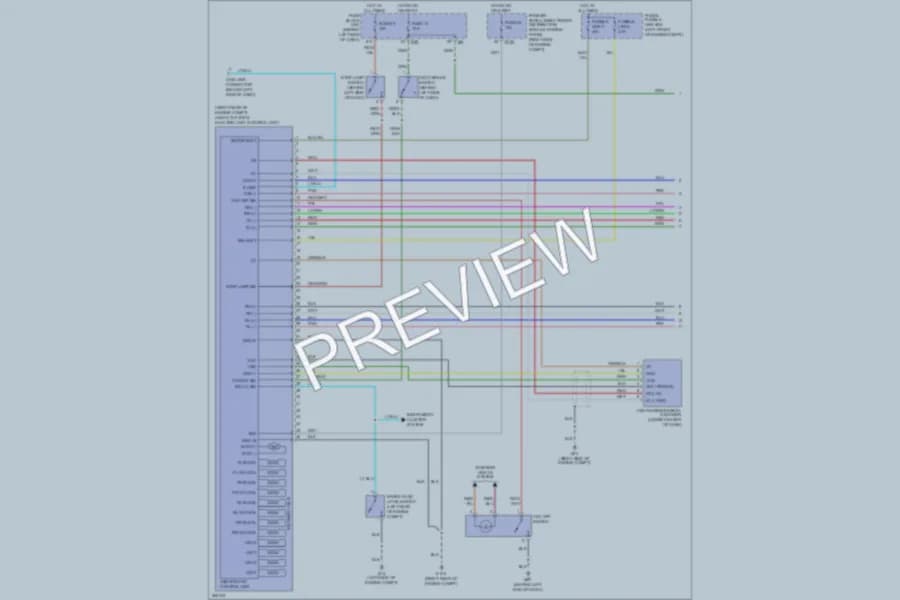 2008 Nissan Quest Anti Lock Brakes wiring diagram preview