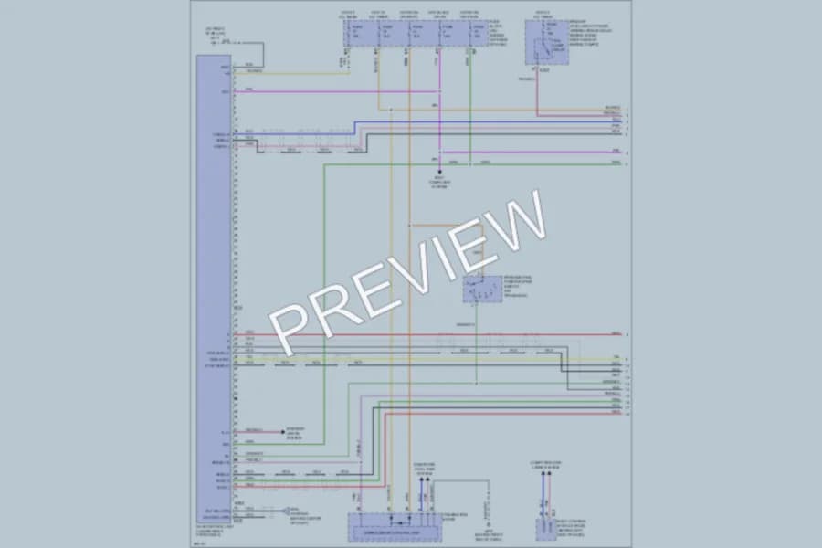 2008 Nissan Quest Navigation wiring diagram preview