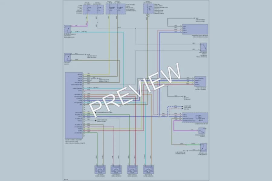 2008 Nissan Rogue Anti Lock Brakes wiring diagram preview