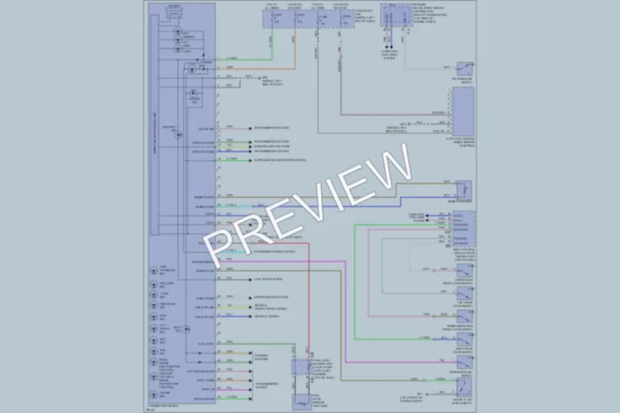 2008 Nissan Rogue Instrument Cluster wiring diagram preview