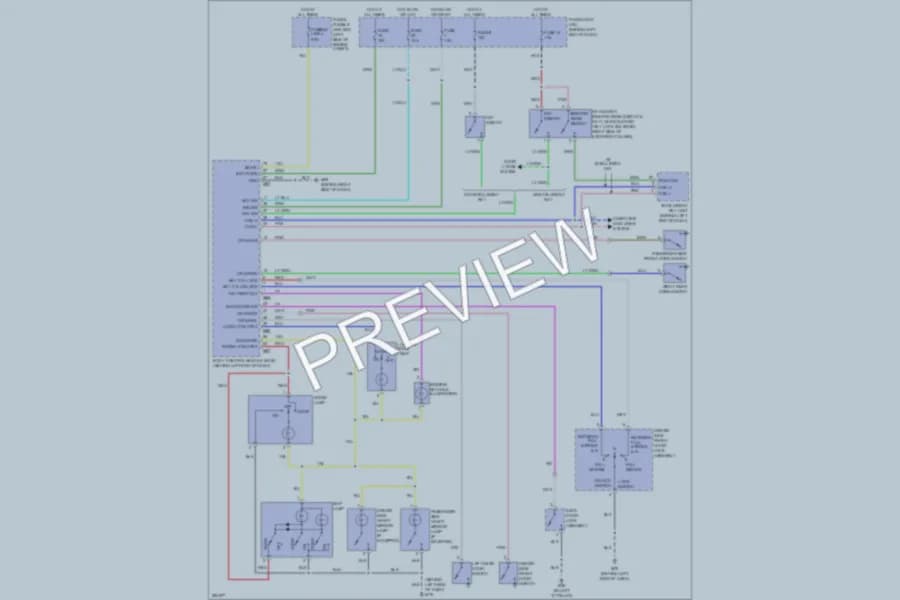 2008 Nissan Rogue Interior Lights wiring diagram preview