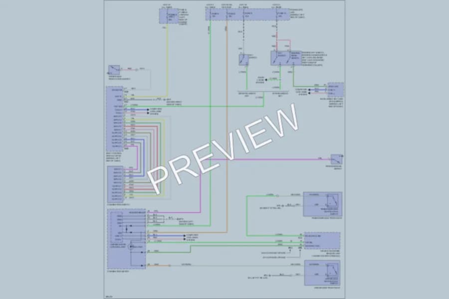 2008 Nissan Rogue Warning Systems wiring diagram preview