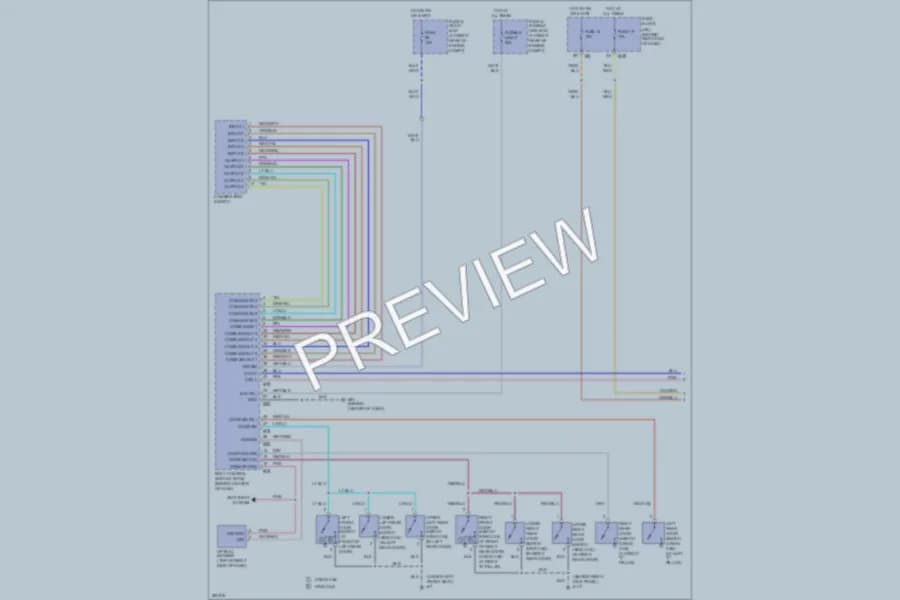 2008 Nissan Titan Headlights wiring diagram preview