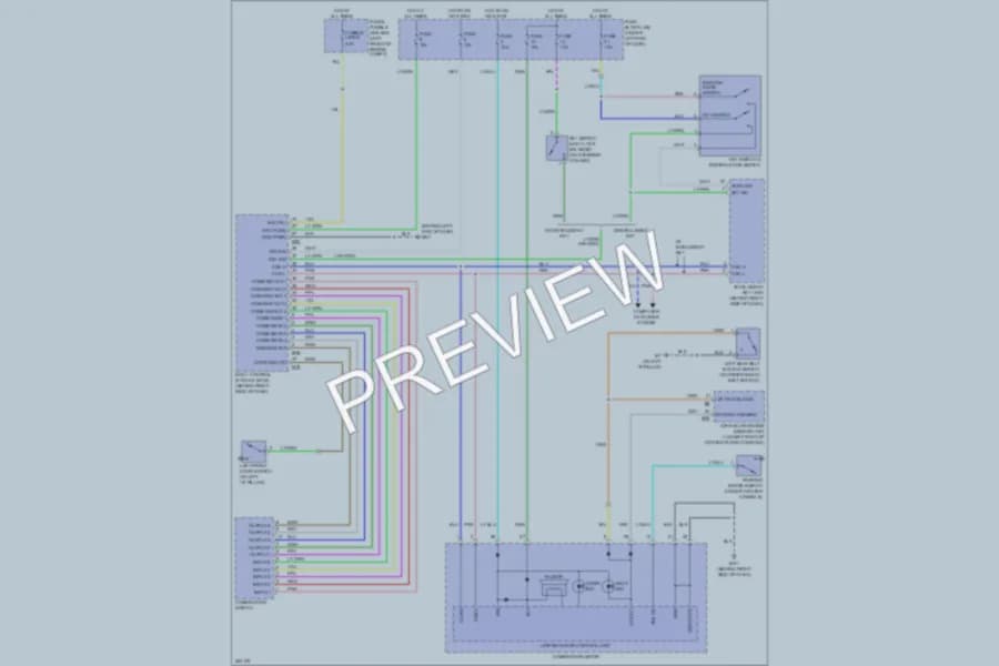 2008 Nissan Versa Warning Systems wiring diagram preview