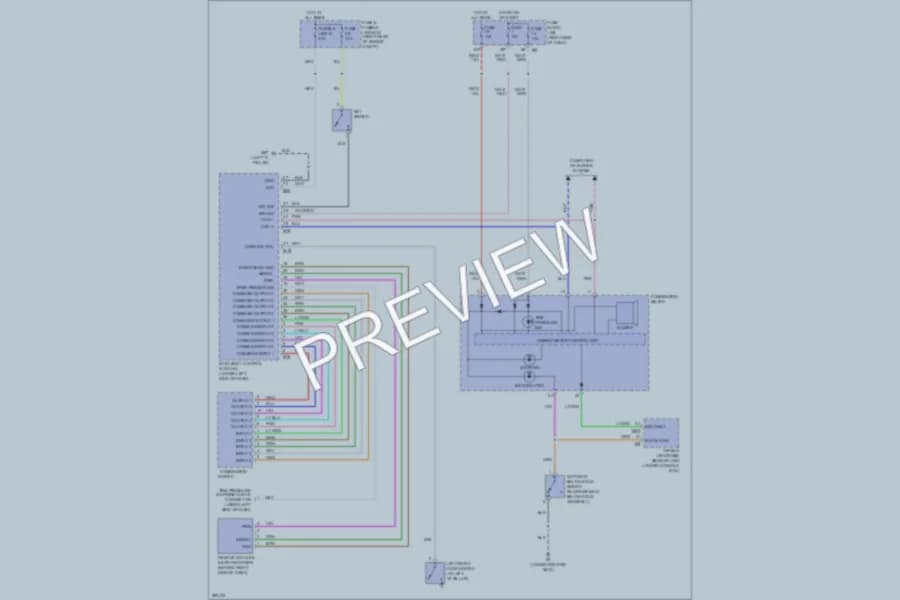 2008 Nissan Xterra Warning Systems wiring diagram preview