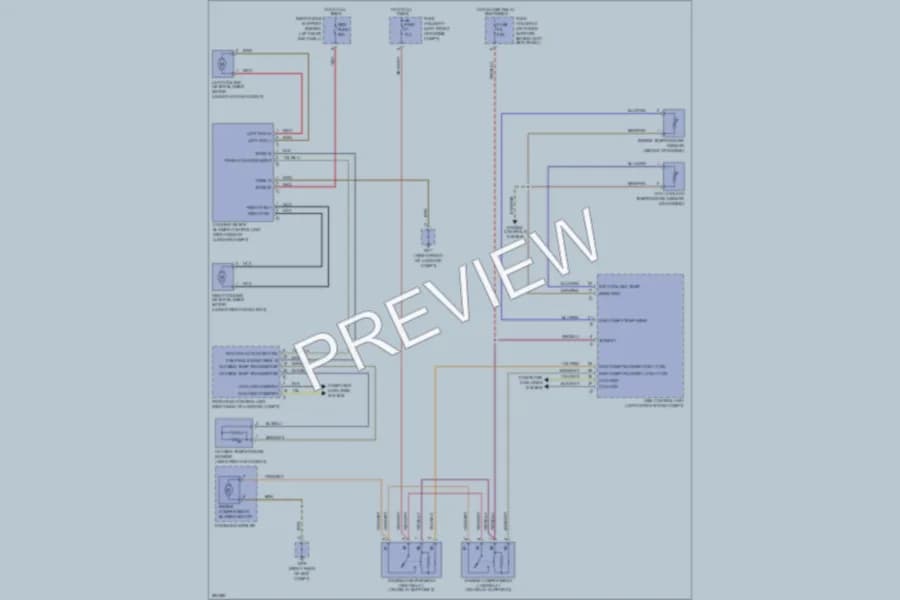 2008 Porsche 911 Cooling Fan wiring diagram preview