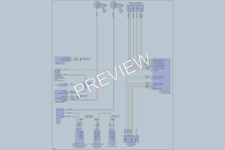 2008 Porsche Boxster Cruise Control wiring diagram preview