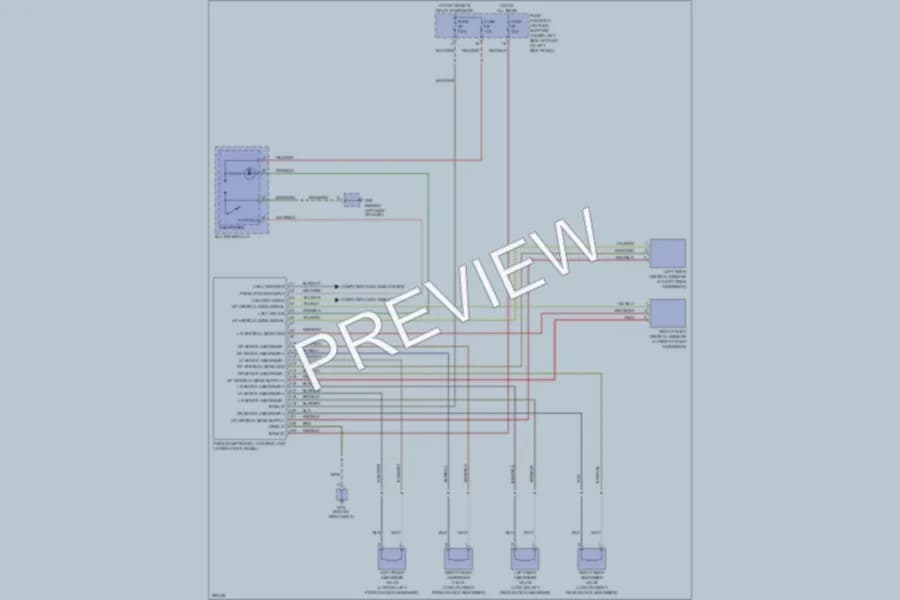 2008 Porsche Boxster Electronic Suspension wiring diagram preview