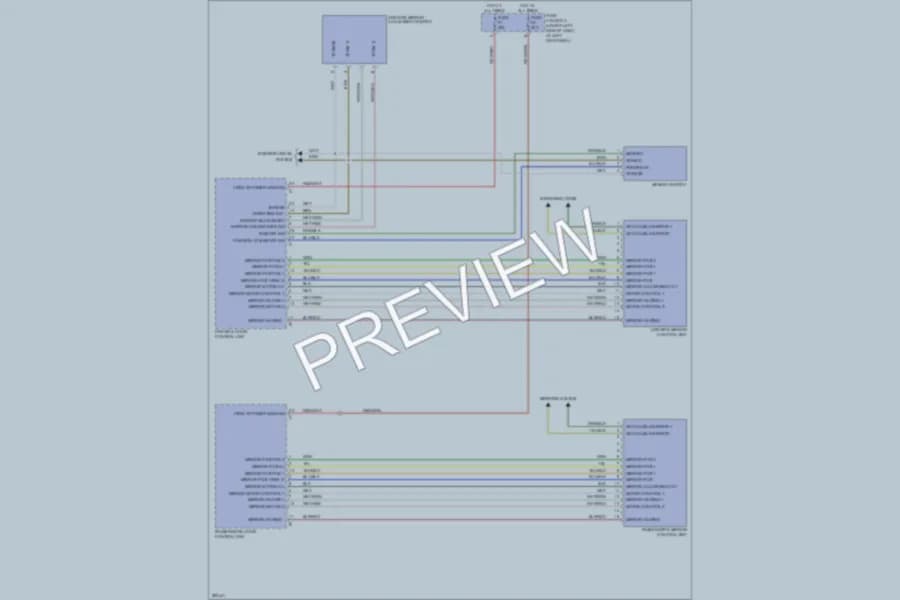 2008 Porsche Boxster Memory Systems wiring diagram preview