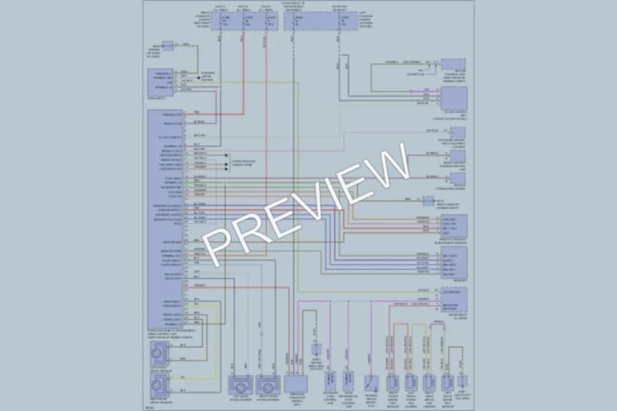 2008 Porsche Cayenne Anti Lock Brakes wiring diagram preview