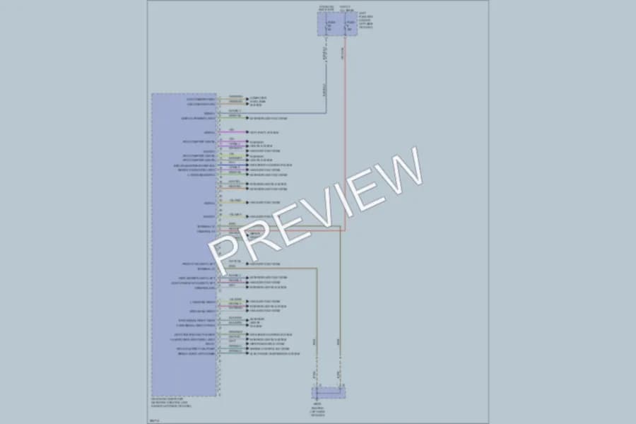 2008 Porsche Cayenne Body Control Modules wiring diagram preview