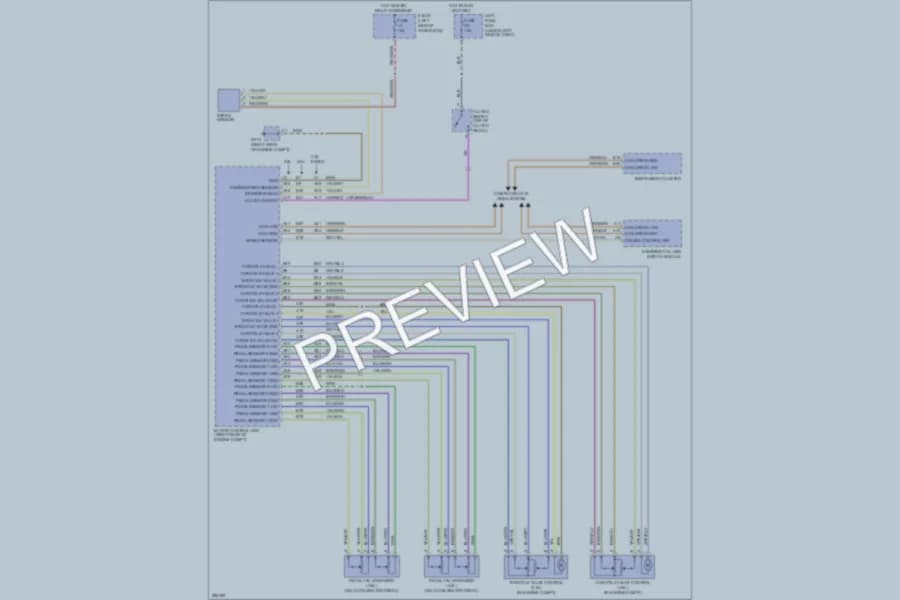 2008 Porsche Cayenne Cruise Control wiring diagram preview