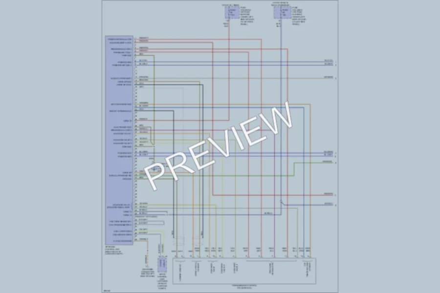 2008 Porsche Cayman Transmission wiring diagram preview