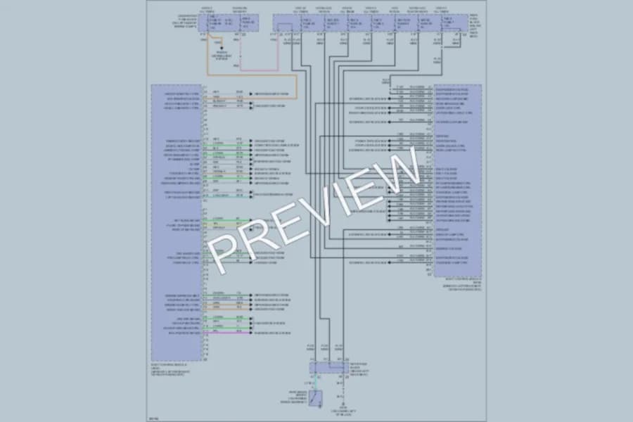 2008 Saab 97X Body Control Modules wiring diagram preview