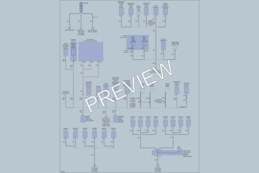 2008 Saab 97X Ground Distribution wiring diagram preview