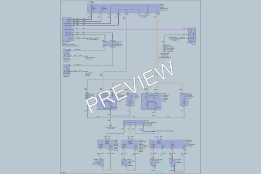 2008 Saab 97X Interior Lights wiring diagram preview