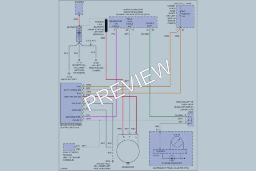 2008 Saab 97X Starting Charging wiring diagram preview