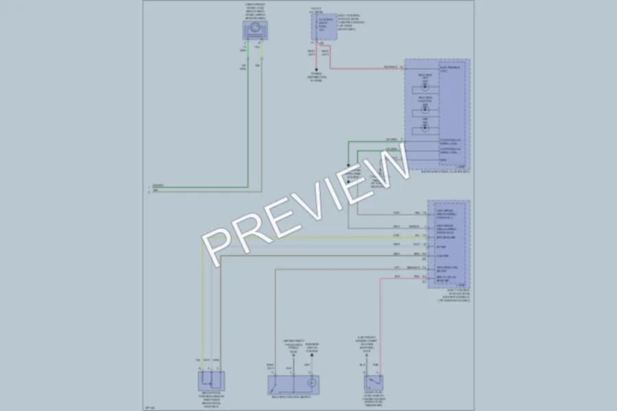 2008 Saturn Aura Anti Lock Brakes wiring diagram preview
