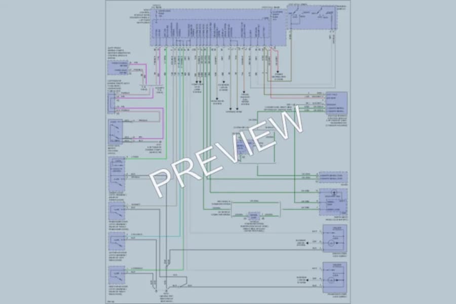 2008 Saturn Aura Anti Theft wiring diagram preview