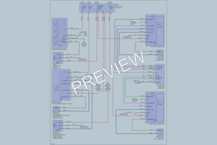 2008 Saturn Outlook Power Windows wiring diagram preview