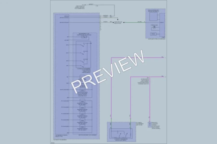 2008 Saturn Outlook Transmission wiring diagram preview