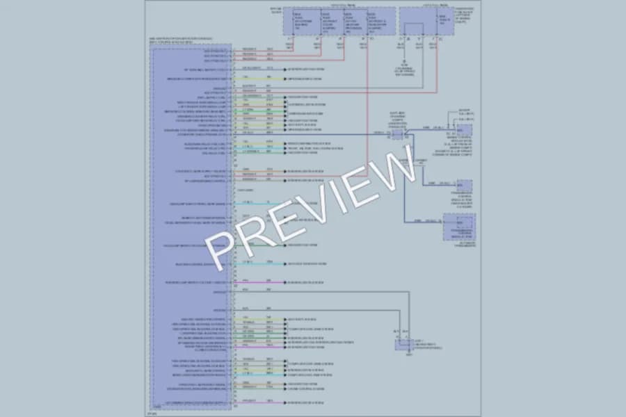 2008 Saturn VUE Body Control Modules wiring diagram preview