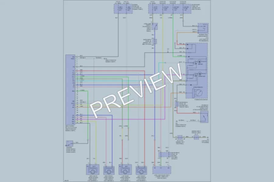 2008 Scion tC Anti Lock Brakes wiring diagram preview