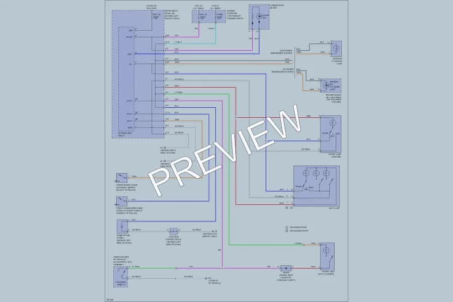 2008 Scion tC Interior Lights wiring diagram preview