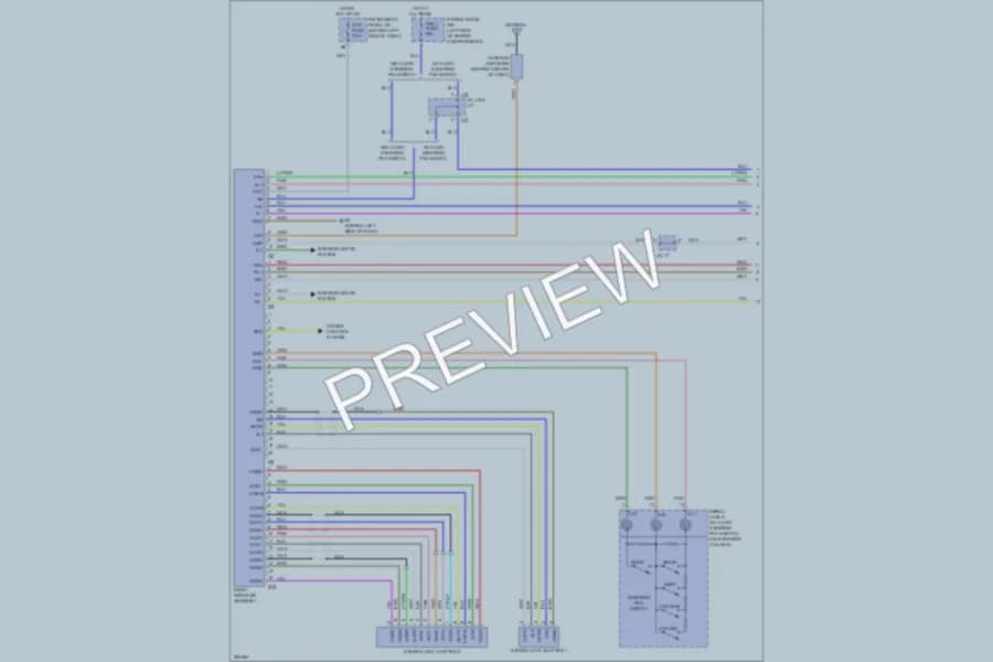 2008 Scion tC Radio wiring diagram preview