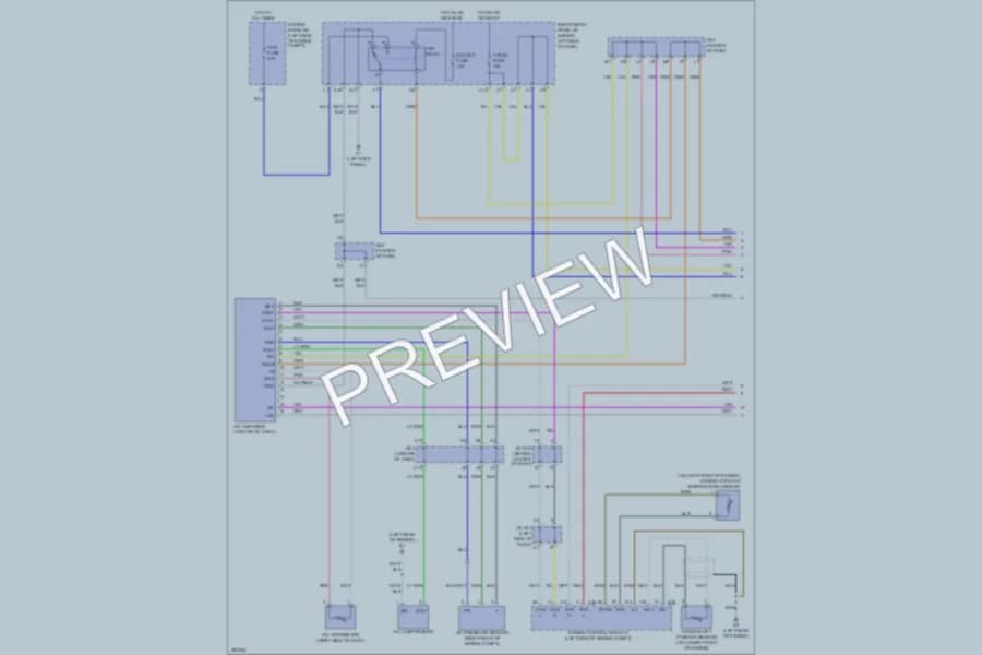 2008 Scion xB Air Conditioning wiring diagram preview