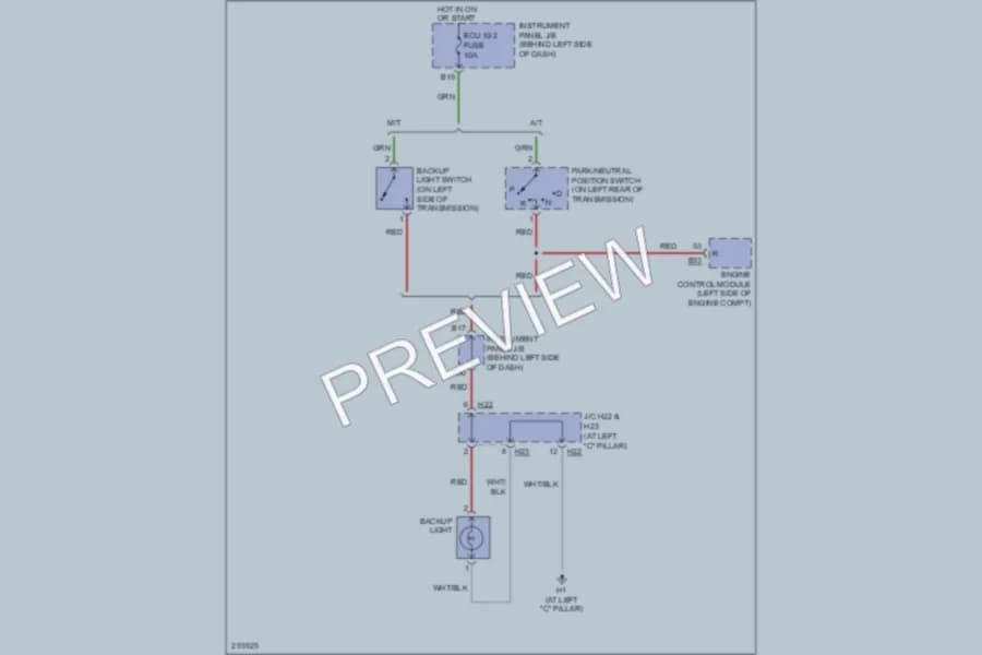 2008 Scion xB Exterior Lights wiring diagram preview