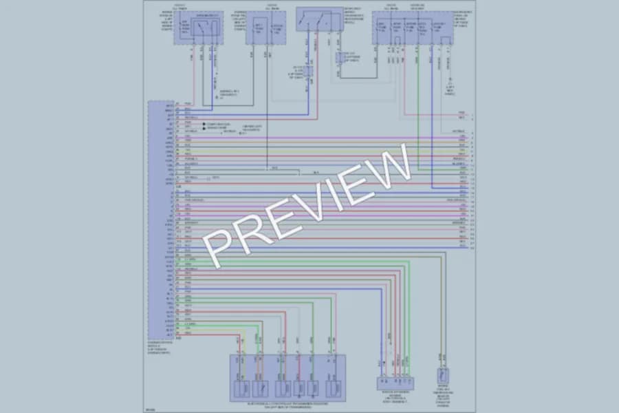 2008 Scion xB Transmission wiring diagram preview