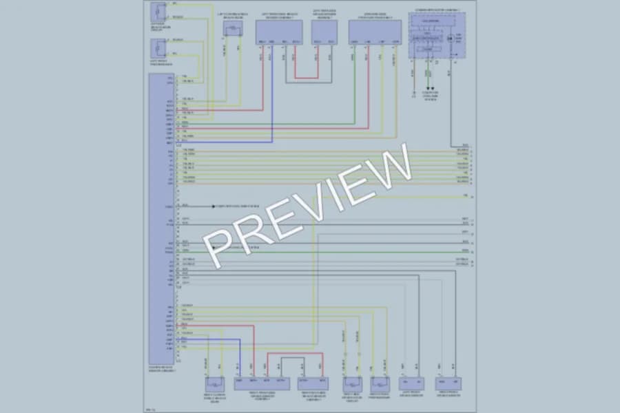2008 Scion xD Supplemental Restraints wiring diagram preview
