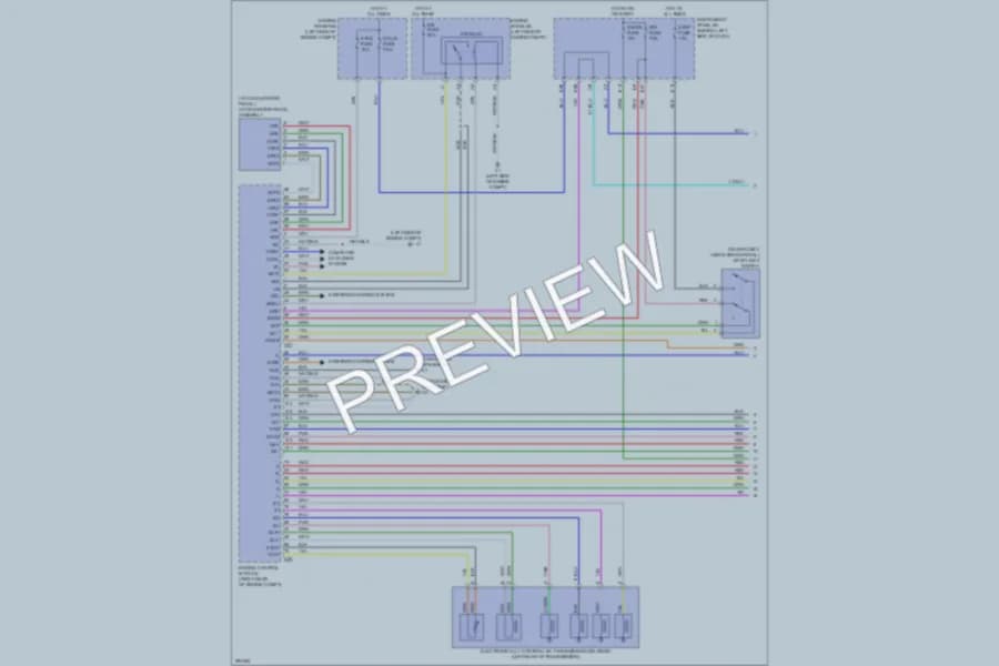 2008 Scion xD Transmission wiring diagram preview