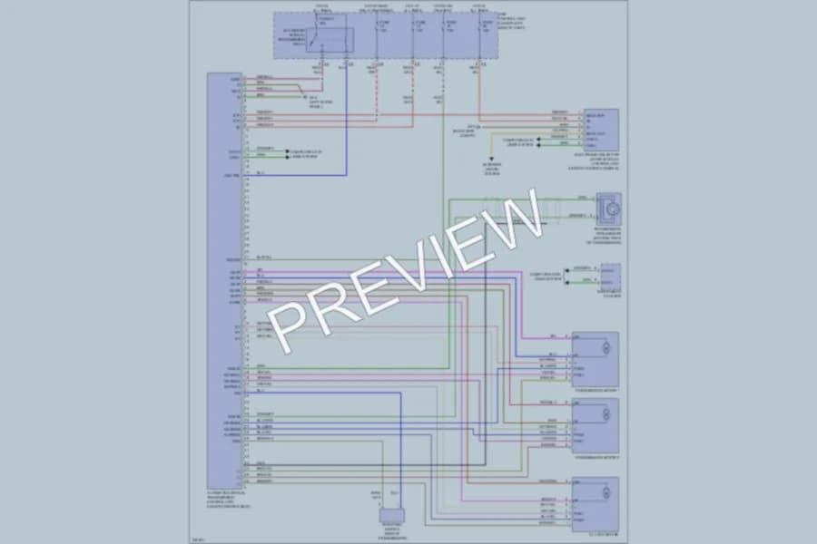 2008 Smart fortwo Transmission wiring diagram preview