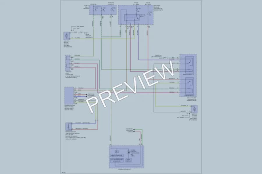 2008 Subaru Impreza Cooling Fan wiring diagram preview