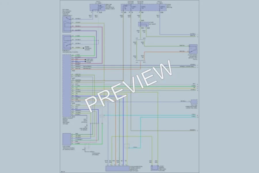 2008 Subaru Impreza Cruise Control wiring diagram preview
