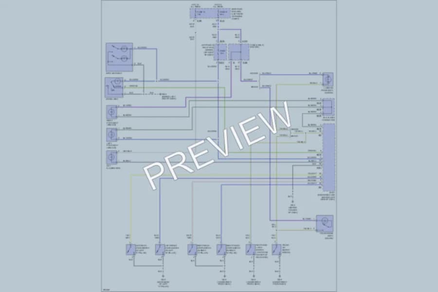 2008 Subaru Impreza Interior Lights wiring diagram preview