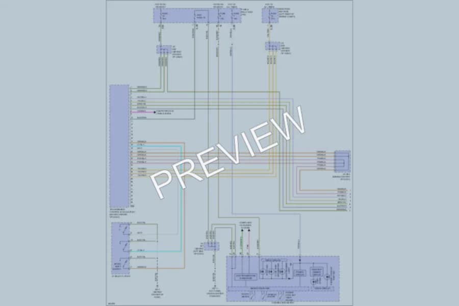 2008 Subaru ImprezaWRX Transmission wiring diagram preview