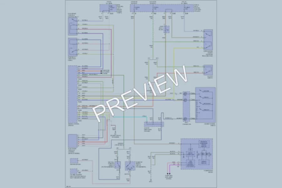 2008 Subaru Legacy Cruise Control wiring diagram preview
