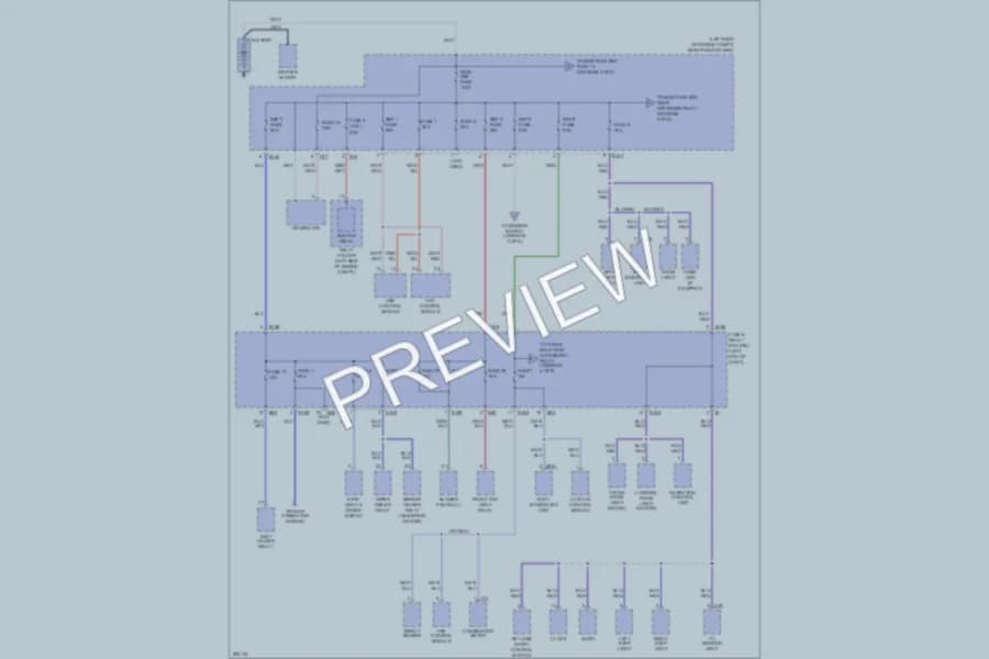 2008 Subaru Legacy Power Distribution wiring diagram preview