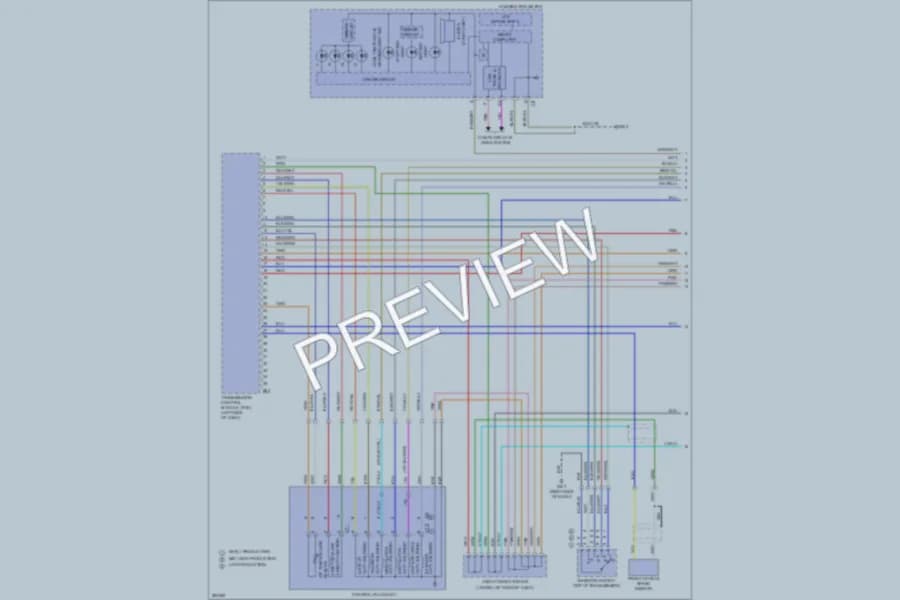 2008 Subaru Outback Transmission wiring diagram preview