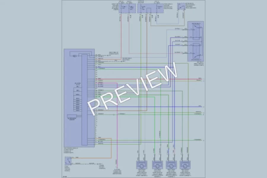 2008 Subaru Tribeca Anti Lock Brakes wiring diagram preview