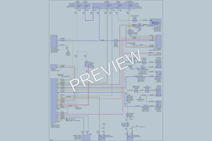 2008 Subaru Tribeca Anti Theft wiring diagram preview