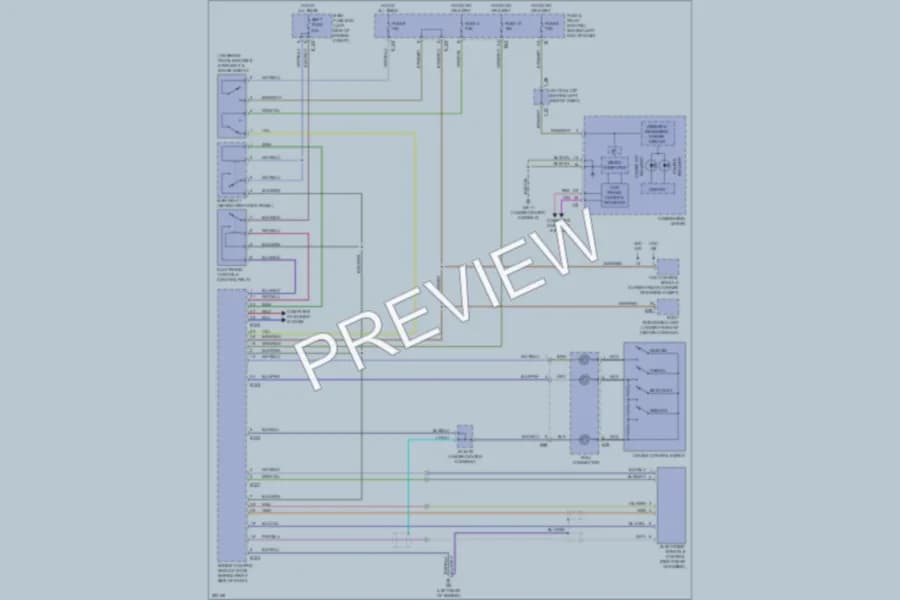 2008 Subaru Tribeca Cruise Control wiring diagram preview