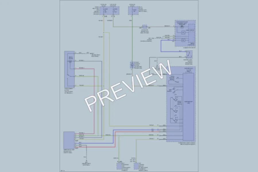 2008 Subaru Tribeca Wiper Washer wiring diagram preview