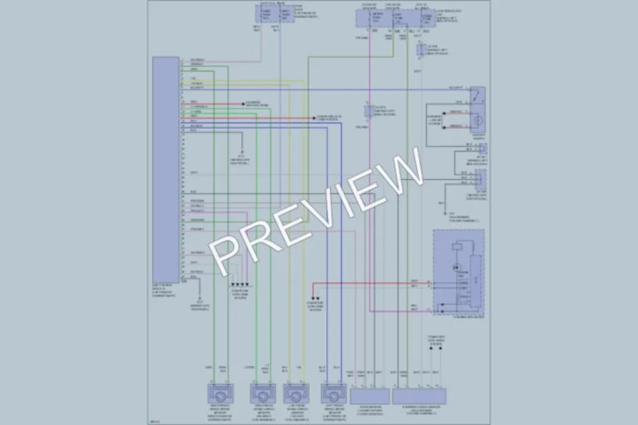 2008 Suzuki GrandVitara Anti Lock Brakes wiring diagram preview