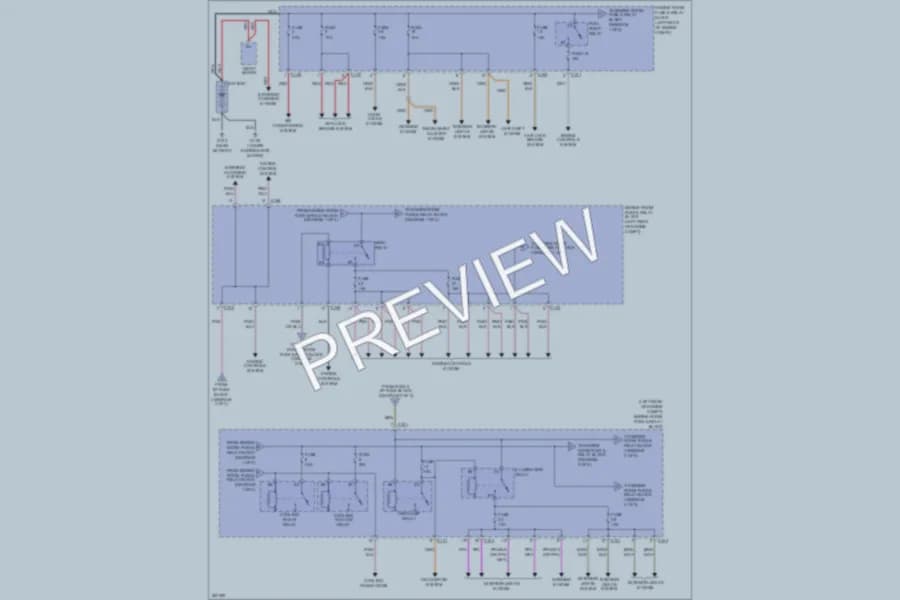 2008 Suzuki Reno Power Distribution wiring diagram preview