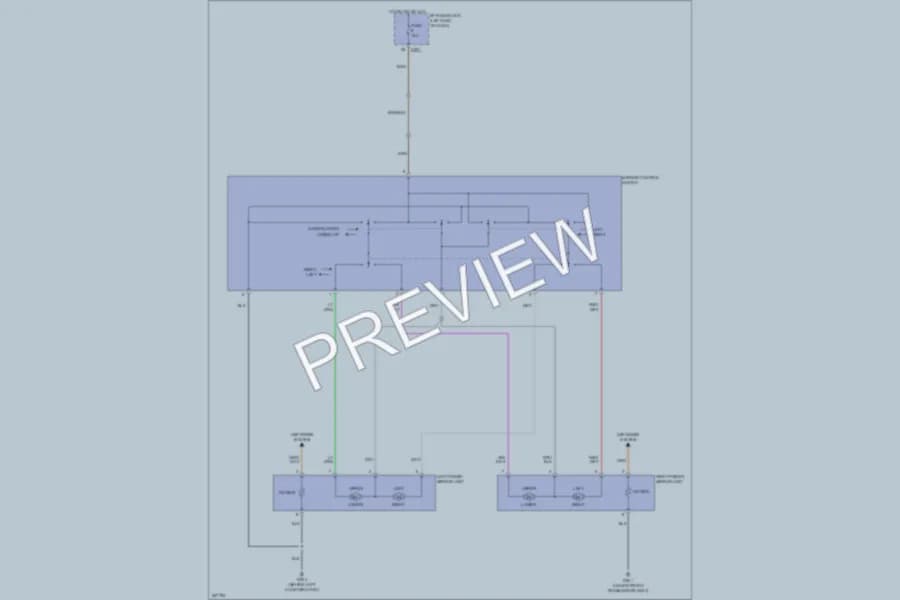 2008 Suzuki Reno Power Mirrors wiring diagram preview