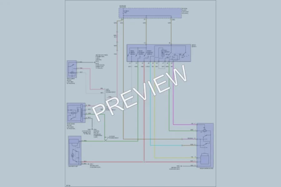 2008 Suzuki Reno Wiper Washer wiring diagram preview